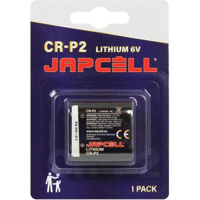Japcell CR-P2 6V Batterie für berührungslose Leuchten 1 Stk. (1 pcs, CR-P2), Batteries + piles - Publicité Japcell CR-P2 6V Batterie für berührungslose Leuchten 1 Stk. (1 pcs, CR-P2), Batteries + piles - Publicité