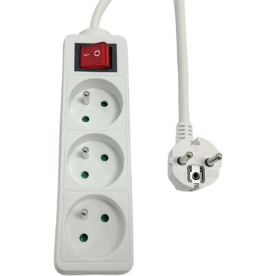 MicroConnect, Multiprise, 3-way Power Strip on/off (3x, CEE 7/3, 1.50 m) - Publicité MicroConnect, Multiprise, 3-way Power Strip on/off (3x, CEE 7/3, 1.50 m) - Publicité