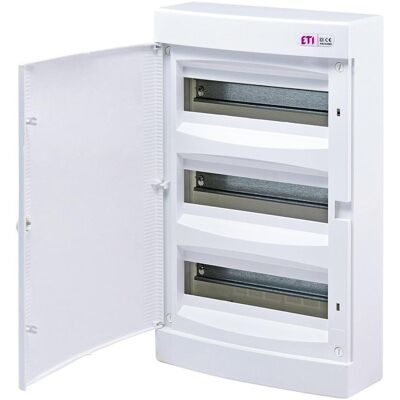 Eti, Boîte de jonction, Tableau de distribution en saillie Polam ECT36PO-s 36M IP40 porte blanche 001101073 - Publicité Eti, Boîte de jonction, Tableau de distribution en saillie Polam ECT36PO-s 36M IP40 porte blanche 001101073 - Publicité