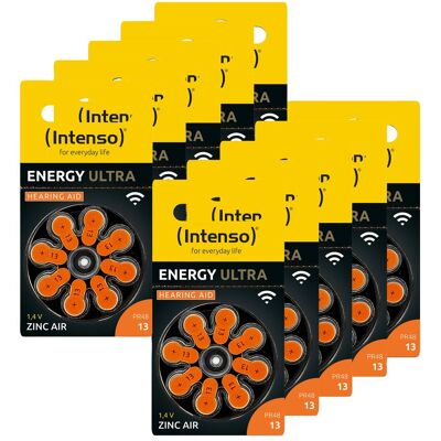 Intenso Batterie Zinc Air, 13, 1.45V (80 pcs, PR48, 230 mAh), Batteries + piles - Publicité Intenso Batterie Zinc Air, 13, 1.45V (80 pcs, PR48, 230 mAh), Batteries + piles - Publicité