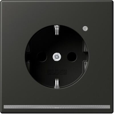 Jung AL 1520-O AN LNW - Prise schuko - Anthracite - 16A 250V - Publicité Jung AL 1520-O AN LNW - Prise schuko - Anthracite - 16A 250V - Publicité
