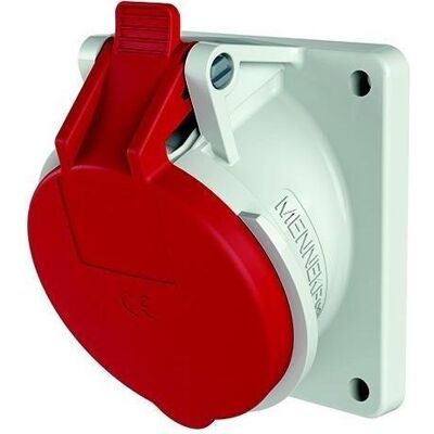 Mennekes, Prise de courant, MEN 3048 16A4P 6H400V Prise en saillie TwinCONTACT IP44 - Publicité Mennekes, Prise de courant, MEN 3048 16A4P 6H400V Prise en saillie TwinCONTACT IP44 - Publicité