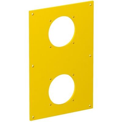 OBO Bettermann, Accessoires Gamme d'interrupteurs, OBO VHF-P8 Plaque de recouvrement 2x prise 38x38 PVC jaune colza RAL1 - Publicité OBO Bettermann, Accessoires Gamme d'interrupteurs, OBO VHF-P8 Plaque de recouvrement 2x prise 38x38 PVC jaune colza RAL1 - Publicité