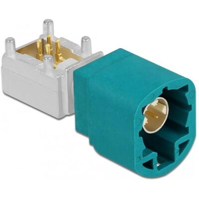 Delock Connecteur HSD Z PCB, Câble + prise électronique, Bleu - Publicité Delock Connecteur HSD Z PCB, Câble + prise électronique, Bleu - Publicité