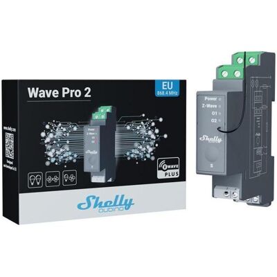 Shelly, Actionneur, ALREZWE W PRO2 - Qubino Wave Pro 2 (Actionneur de commutation) - Publicité Shelly, Actionneur, ALREZWE W PRO2 - Qubino Wave Pro 2 (Actionneur de commutation) - Publicité