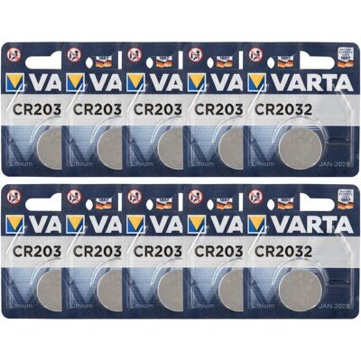 Pile bouton lithium Varta CR2032 - Haute performance - Publicité Pile bouton lithium Varta CR2032 - Haute performance - Publicité