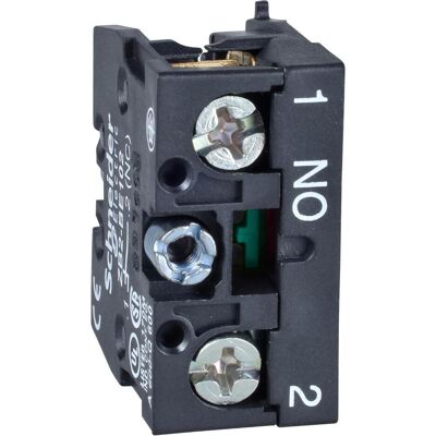 Schneider Electric ZB2BE201 Bloc de contacts - 1 NO, 600V, Bornes à vis - Publicité Schneider Electric ZB2BE201 Bloc de contacts - 1 NO, 600V, Bornes à vis - Publicité