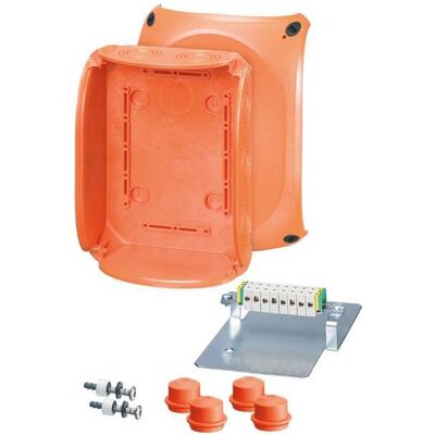 Hensel Boîte de jonction, HEN FK 1608 Boîte de dérivation avec maintien de fonction, 1,5 et 2,5 mm², 10 pôles, Th - Publicité Hensel Boîte de jonction, HEN FK 1608 Boîte de dérivation avec maintien de fonction, 1,5 et 2,5 mm², 10 pôles, Th - Publicité