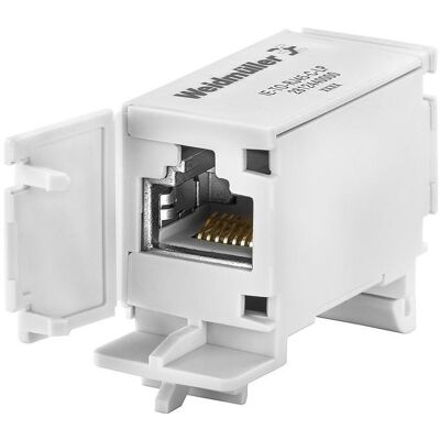 Weidmüller Connecteur IP20 RJ45, Câble + prise électronique, Noir - Publicité Weidmüller Connecteur IP20 RJ45, Câble + prise électronique, Noir - Publicité