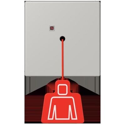 JUNG Bouton-poussoir à tirette, Bouton + interrupteur, Gris - Publicité JUNG Bouton-poussoir à tirette, Bouton + interrupteur, Gris - Publicité