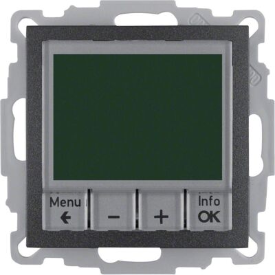 Berker 20441606, Thermostat, Gris - Publicité Berker 20441606, Thermostat, Gris - Publicité