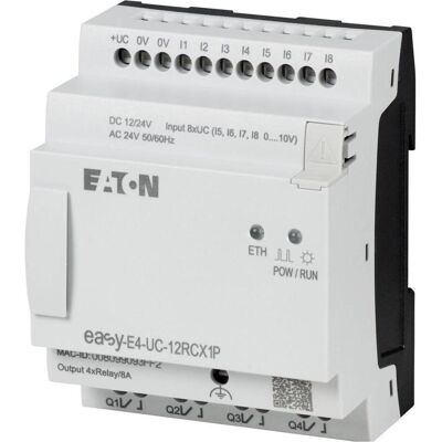 Relais de contrôle Eaton Easy-E4 - Ethernet, 4 Entrées Analogiques, 4 Sorties - Publicité Relais de contrôle Eaton Easy-E4 - Ethernet, 4 Entrées Analogiques, 4 Sorties - Publicité
