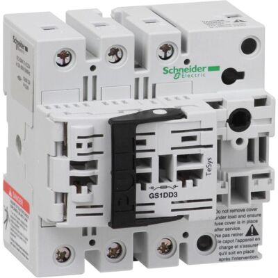 Schneider Electric Disjoncteur-seccionneur GS1DD3 3 NA - Interrupteur avec fusible - Publicité Schneider Electric Disjoncteur-seccionneur GS1DD3 3 NA - Interrupteur avec fusible - Publicité