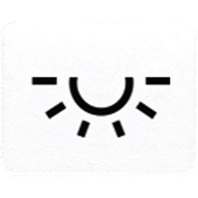 JUNG, Accessoires Gamme d'interrupteurs, ST Symbole lumière 33LWW blanc alpin - Publicité JUNG, Accessoires Gamme d'interrupteurs, ST Symbole lumière 33LWW blanc alpin - Publicité