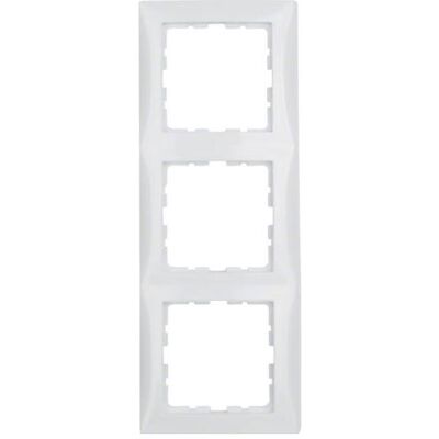 Hager, Accessoires Gamme d'interrupteurs, Cadre triple BERKER balta - 5310138989 - Publicité Hager, Accessoires Gamme d'interrupteurs, Cadre triple BERKER balta - 5310138989 - Publicité