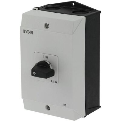 Eaton, Distributeur de courant mobile, P1-40/I2/N Interrupteur ON/OFF 40A 690V 1 x 90° Gris, Noir 1p. Publicité Eaton, Distributeur de courant mobile, P1-40/I2/N Interrupteur ON/OFF 40A 690V 1 x 90° Gris, Noir 1p. Publicité