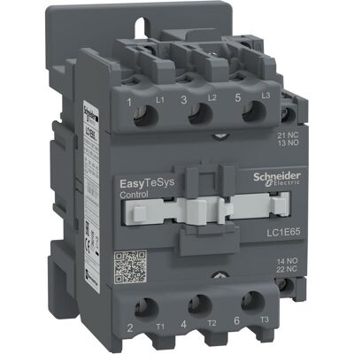 Schneider Easy TeSys Contacteur de puissance 3P 65A 1NO+1NC 110V AC 50HZ LC1E65F5, Relai - Publicité Schneider Easy TeSys Contacteur de puissance 3P 65A 1NO+1NC 110V AC 50HZ LC1E65F5, Relai - Publicité