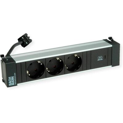 Bachmann - POWER FRAME M - 3x CEE7/3 - Power strip - Publicité Bachmann - POWER FRAME M - 3x CEE7/3 - Power strip - Publicité