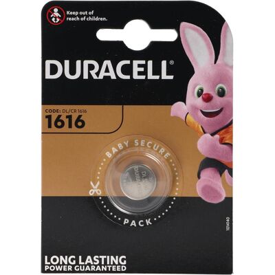 Duracell Electronics (1 pcs, CR1616, 45 mAh), Batteries + piles - Publicité Duracell Electronics (1 pcs, CR1616, 45 mAh), Batteries + piles - Publicité