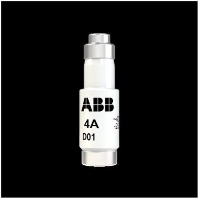 ABB, Fusible, D01x4GL D01 Insert à fusion 4A,gL GMN 977120P0012 (4 A) - Publicité ABB, Fusible, D01x4GL D01 Insert à fusion 4A,gL GMN 977120P0012 (4 A) - Publicité