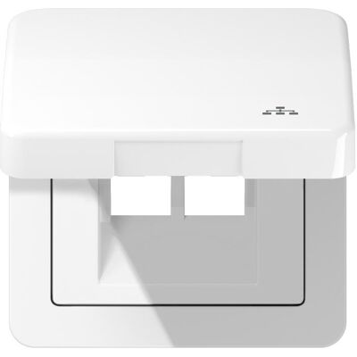 JUNG CD590KLLANWW Plaque de couverture pour interrupteur - LAN - Publicité JUNG CD590KLLANWW Plaque de couverture pour interrupteur - LAN - Publicité