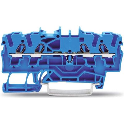 Wago Bornier rail DIN 4 x 2,5 mm2 bleu, Accessoires électroniques + boîtier, Bleu - Publicité Wago Bornier rail DIN 4 x 2,5 mm2 bleu, Accessoires électroniques + boîtier, Bleu - Publicité