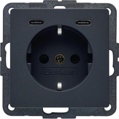 Berker, Prise de courant, Steckdose SCHUKO/USB CC 20W PD Q.x - Publicité Berker, Prise de courant, Steckdose SCHUKO/USB CC 20W PD Q.x - Publicité