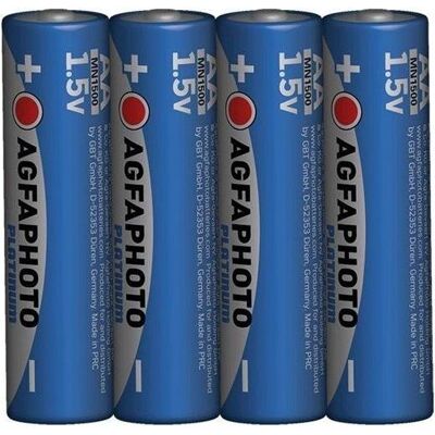 AGFAPHOTO Pile alcaline de puissance 1.5V, LR06/AA, shrink 4pcs (4 pcs, AA), Batteries + piles - Publicité AGFAPHOTO Pile alcaline de puissance 1.5V, LR06/AA, shrink 4pcs (4 pcs, AA), Batteries + piles - Publicité