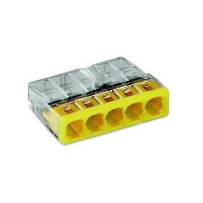 Wago Connection Terminal 5x1-2.5 5pcs, Câble + prise électronique, Jaune - Publicité Wago Connection Terminal 5x1-2.5 5pcs, Câble + prise électronique, Jaune - Publicité