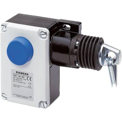 Siemens Interrupteur à câble 50m 1S 1Ö IP65 3SE7140-1BD00, Bouton + interrupteur, Rouge - Publicité Siemens Interrupteur à câble 50m 1S 1Ö IP65 3SE7140-1BD00, Bouton + interrupteur, Rouge - Publicité