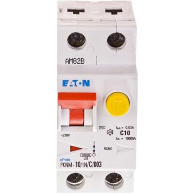 Eaton 10A RCD - 2 pôles, IP20, Type C - Publicité Eaton 10A RCD - 2 pôles, IP20, Type C - Publicité