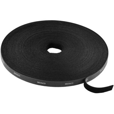 Deltaco Collier de serrage, CM1015S cable tie Hook & loop cable tie Velcro Black 1 pc(s) (Serre-câbles velcro, 1 pcs) - Publicité Deltaco Collier de serrage, CM1015S cable tie Hook & loop cable tie Velcro Black 1 pc(s) (Serre-câbles velcro, 1 pcs) - Publicité