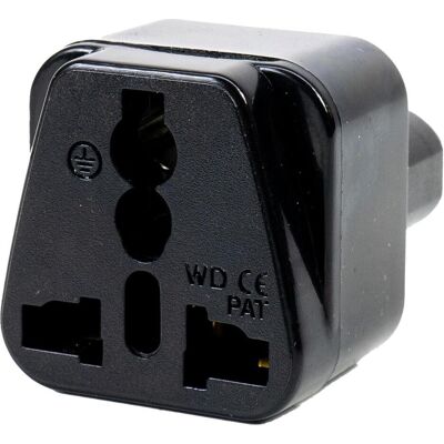 PNI, Adaptateur électrique, Adaptateur de prise UK-Europe, 220 V, noir - Publicité PNI, Adaptateur électrique, Adaptateur de prise UK-Europe, 220 V, noir - Publicité
