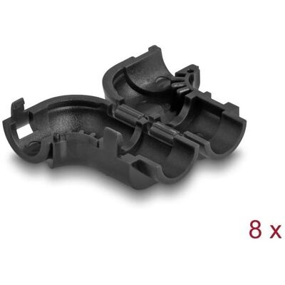Delock, Goulotte passe-câbles, Clips de câble à couder 8 pièces noir (Gaines pour câbles, 2.57 cm) - Publicité Delock, Goulotte passe-câbles, Clips de câble à couder 8 pièces noir (Gaines pour câbles, 2.57 cm) - Publicité