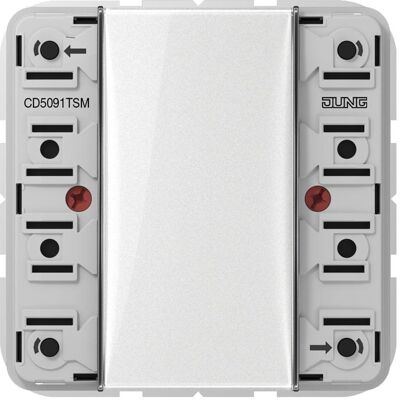JUNG, Accessoires Gamme d'interrupteurs, Module poussoir KNX universel, simple CD 5091 TSM - Publicité JUNG, Accessoires Gamme d'interrupteurs, Module poussoir KNX universel, simple CD 5091 TSM - Publicité