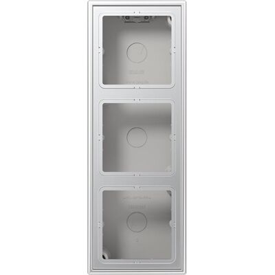 JUNG, Accessoires Gamme d'interrupteurs, Boîtier AP 3f Kst alu LS / LS CUBE mt AL2583A-L - Publicité JUNG, Accessoires Gamme d'interrupteurs, Boîtier AP 3f Kst alu LS / LS CUBE mt AL2583A-L - Publicité