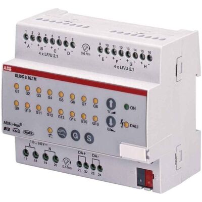 Contrôleur d’éclairage DALI ABB - 8 canaux, compatible KNX - Publicité Contrôleur d’éclairage DALI ABB - 8 canaux, compatible KNX - Publicité