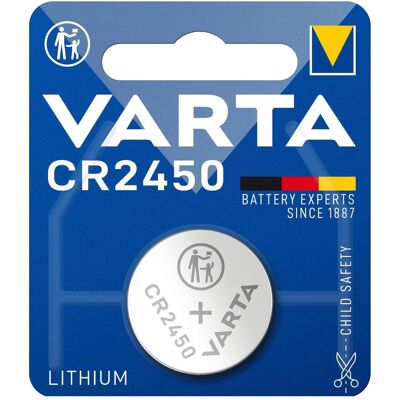 Varta Electronics (1 pcs, CR2450, 560 mAh), Batteries + piles - Publicité Varta Electronics (1 pcs, CR2450, 560 mAh), Batteries + piles - Publicité