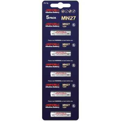 Japcell Pile alcaline (5 pcs, A27), Batteries + piles - Publicité Japcell Pile alcaline (5 pcs, A27), Batteries + piles - Publicité