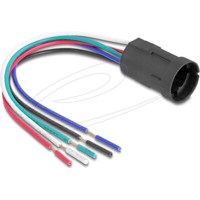 Delock Fassung für 19 mm 5 Pin Taster oder Schalter, Bouton + interrupteur, Noir - Publicité Delock Fassung für 19 mm 5 Pin Taster oder Schalter, Bouton + interrupteur, Noir - Publicité