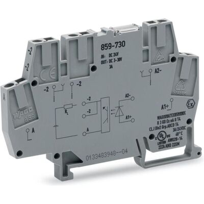 WAGO 859-730 Bloc de bornes optocoupleur compact - 24VDC, 3A - Publicité WAGO 859-730 Bloc de bornes optocoupleur compact - 24VDC, 3A - Publicité