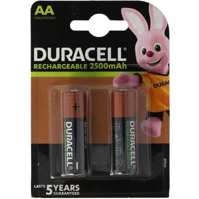 Duracell Recharge Ultra (2 pcs, AA, 2500 mAh), Batteries + piles - Publicité Duracell Recharge Ultra (2 pcs, AA, 2500 mAh), Batteries + piles - Publicité