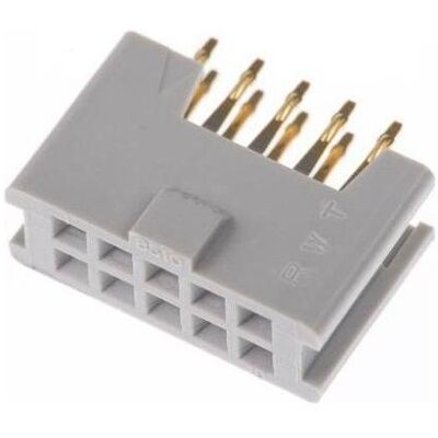 3M 8500 Series Straight Through Hole PCB Mount Socket, 10-Contact, 2-Row, 2.54mm Pitch, Solder, Câble + prise électronique - Publicité 3M 8500 Series Straight Through Hole PCB Mount Socket, 10-Contact, 2-Row, 2.54mm Pitch, Solder, Câble + prise électronique - Publicité