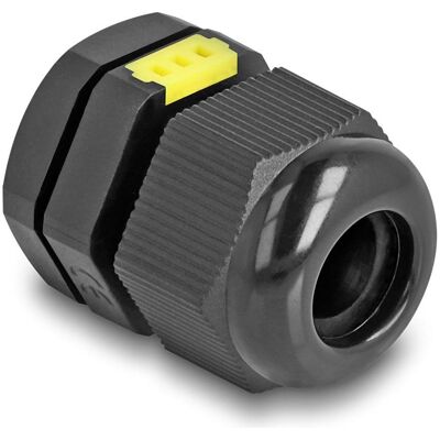 Delock, Connecteur pour câble, Presse-étoupe M16 avec ventilation IP68 étanche à la poussière et à l'eau noir 2 pièces - Publicité Delock, Connecteur pour câble, Presse-étoupe M16 avec ventilation IP68 étanche à la poussière et à l'eau noir 2 pièces - Publicité