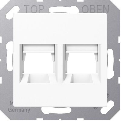 JUNG A1569-2ATWW Accessoire Réseau - Couverture Modulare 2 Ports - Publicité JUNG A1569-2ATWW Accessoire Réseau - Couverture Modulare 2 Ports - Publicité