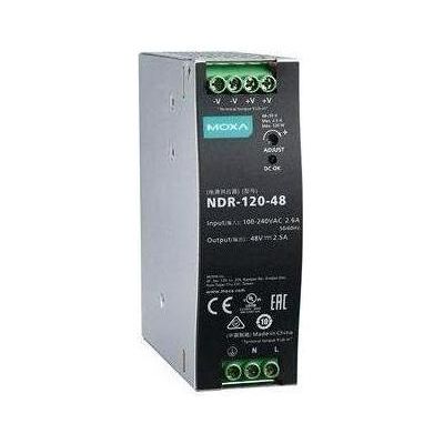 Moxa Distributeur de courant mobile, NDR-120-48 - Alimentation 120 W2.5 A DIN-rail 48 VDC, universelle 90 à 264 VAC ou 127 à 370 V - Publicité Moxa Distributeur de courant mobile, NDR-120-48 - Alimentation 120 W2.5 A DIN-rail 48 VDC, universelle 90 à 264 VAC ou 127 à 370 V - Publicité