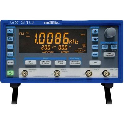 Générateur de fonctions Metrix GX 310 - 0.001Hz-10MHz, Sinusoïdal, Triangle, Carré - Publicité Générateur de fonctions Metrix GX 310 - 0.001Hz-10MHz, Sinusoïdal, Triangle, Carré - Publicité