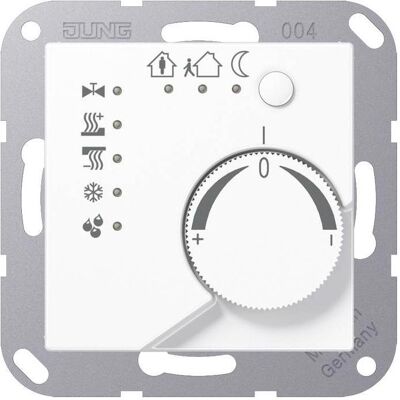 JUNG Régulateur de température ambiante UP AS/A KNX aws glz A2178TSWW, Thermostat, Blanc - Publicité JUNG Régulateur de température ambiante UP AS/A KNX aws glz A2178TSWW, Thermostat, Blanc - Publicité