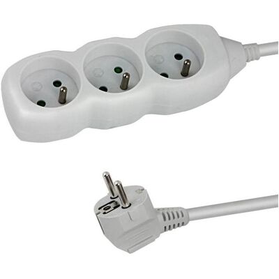 Esperanza, Multiprise, Power Strip 3 Sockets 1.5m White (3x, 1.50 m) - Publicité Esperanza, Multiprise, Power Strip 3 Sockets 1.5m White (3x, 1.50 m) - Publicité