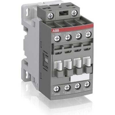 ABB Relé de contactor NF22E-12 - 4 pôles, 2 NA + 2 NC, 6A, 110V AC - Publicité ABB Relé de contactor NF22E-12 - 4 pôles, 2 NA + 2 NC, 6A, 110V AC - Publicité